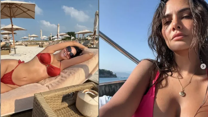 Esha Gupta breaks the internet with her topless pics!