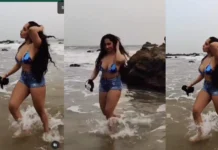 When Aditi Mistry took a stroll at Goa's Arambol beach