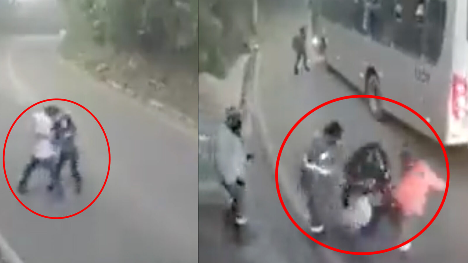 Watch: Man thrashed by mob for harassing woman