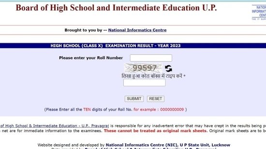 UPMSP UP board 10th, 12th result 2023 declared Live updates