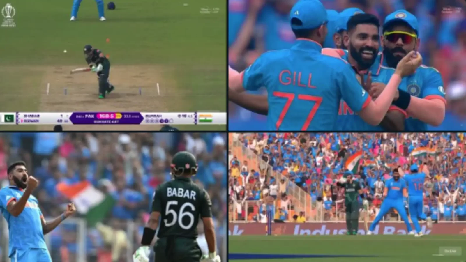 India's Dominant Victory over Pakistan: World Cup 2023 Live Score