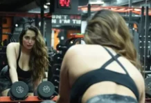Aditi Mistry flaunts her curvy body in Gym