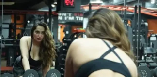 Aditi Mistry flaunts her curvy body in Gym