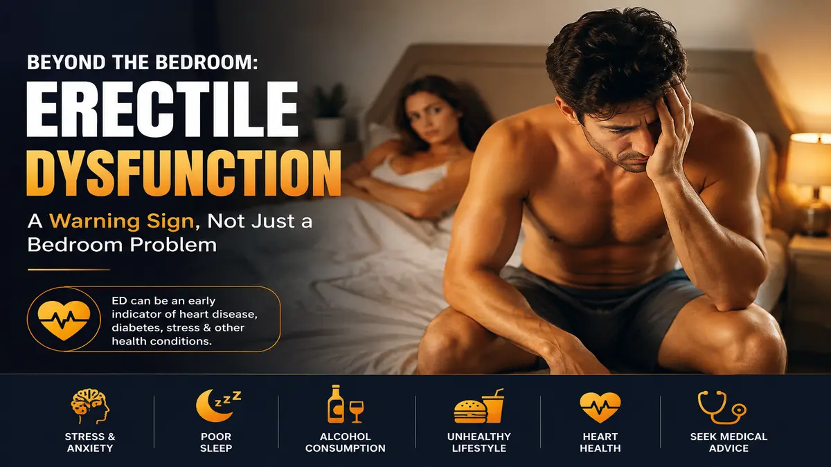 Beyond the Bedroom:Why Erectile Dysfunction Needs Medical Attention